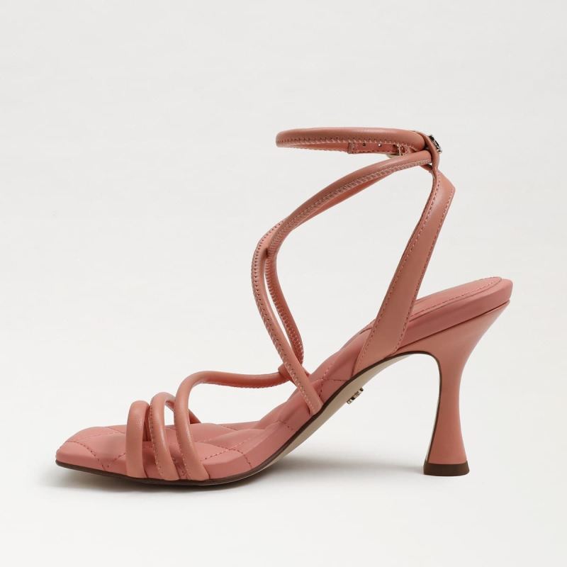 Sam Edelman Maven Strappy Padded Heel-Canyon Clay Leather