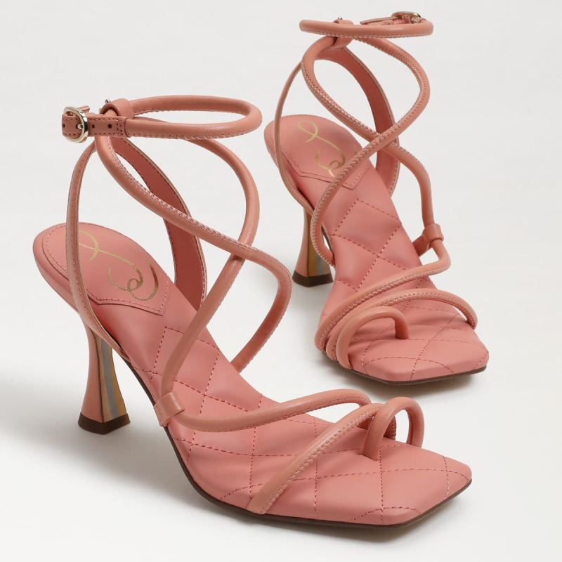 Sam Edelman Maven Strappy Padded Heel-Canyon Clay Leather