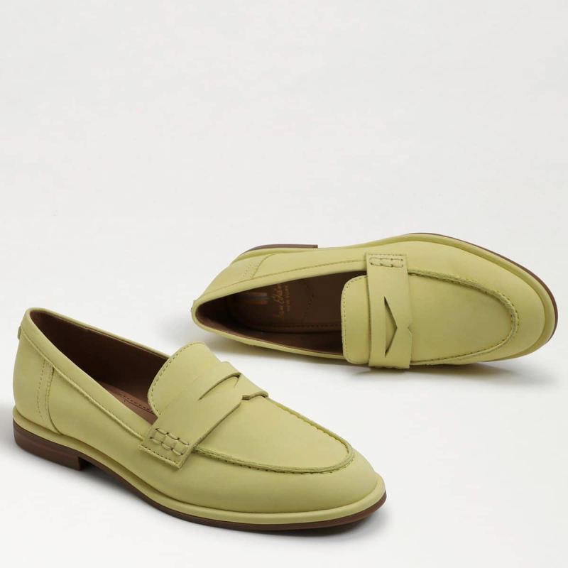 Sam Edelman Birch Penny Loafer-Butter Yellow Leather