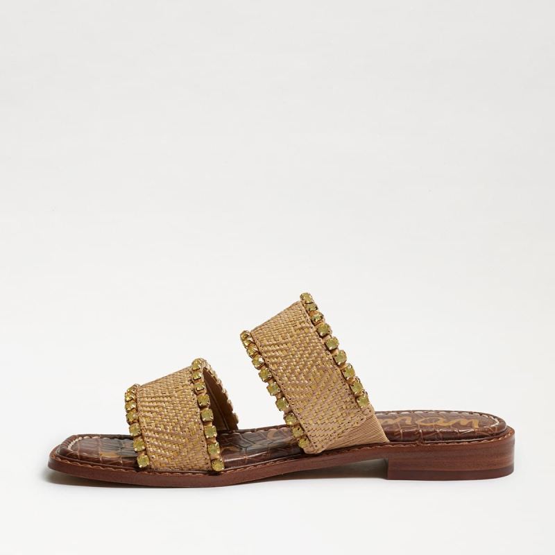 Sam Edelman Hopie Slide Sandal-Natural/Desert Sun