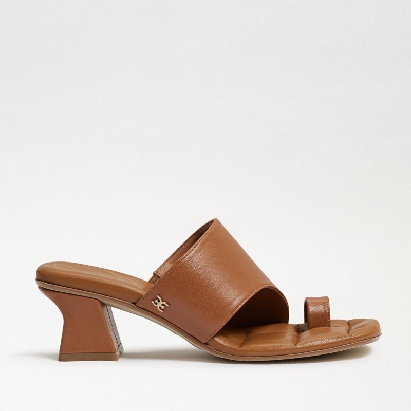Sam Edelman Flora Block Heel Mule-Saddle
