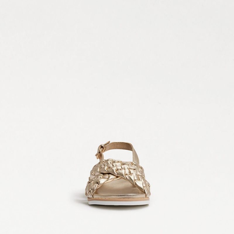 Sam Edelman Vita Kids Braided Sandal-Gold Leaf Leather