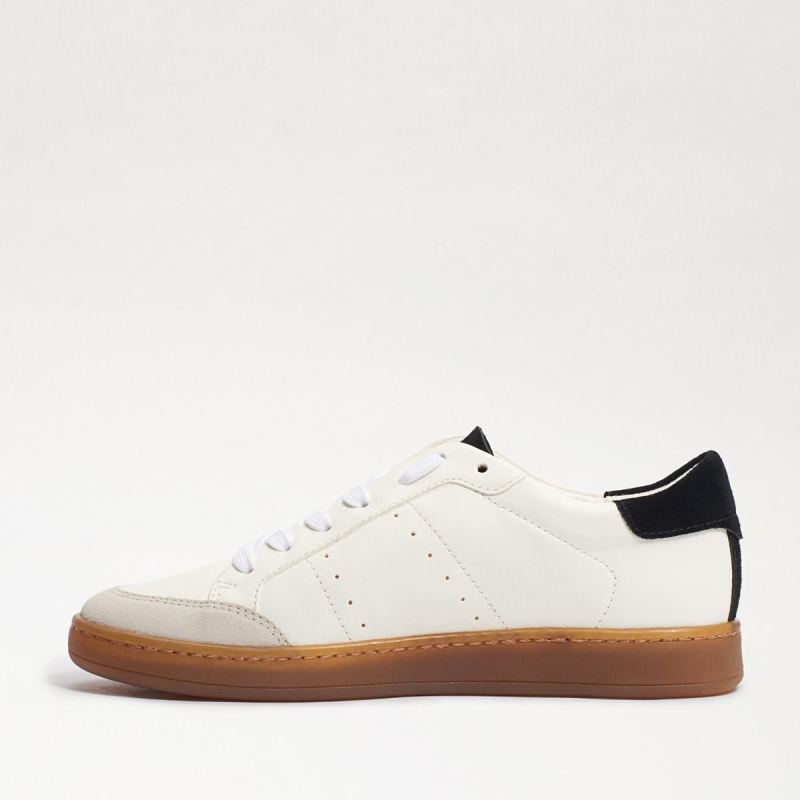 Sam Edelman Josi Sneaker-White/Black Leather