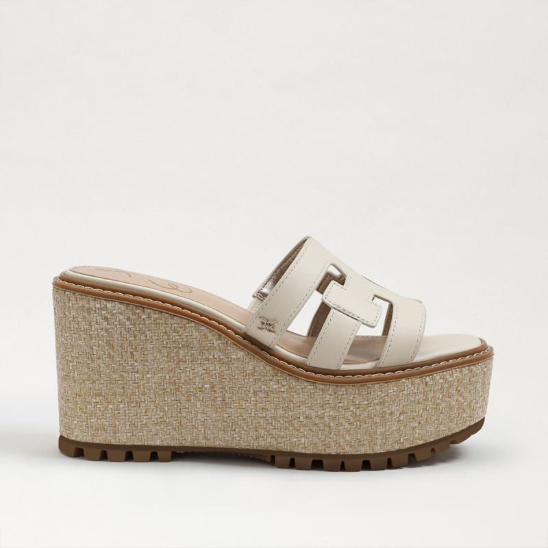 Sam Edelman Laine Espadrille Wedge Sandal-Modern Ivory Leather