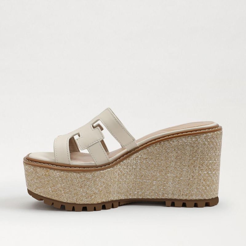 Sam Edelman Laine Espadrille Wedge Sandal-Modern Ivory Leather