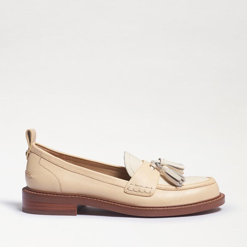 Sam Edelman Caylia Loafer-Eggshell/Modern Ivory Leather