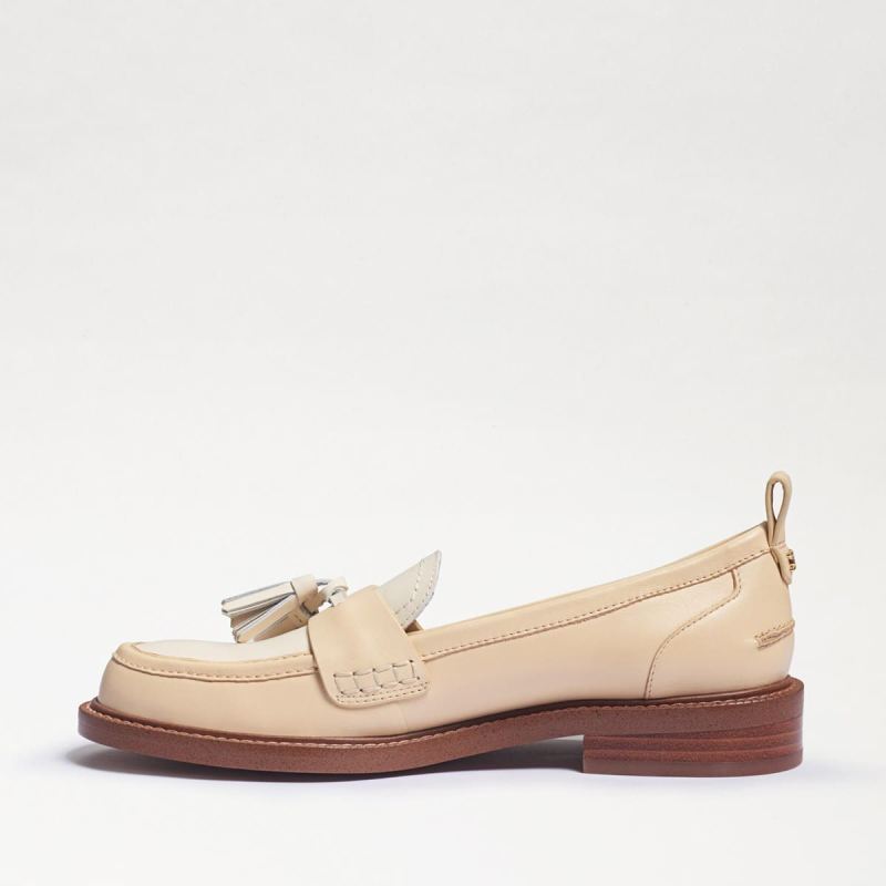 Sam Edelman Caylia Loafer-Eggshell/Modern Ivory Leather