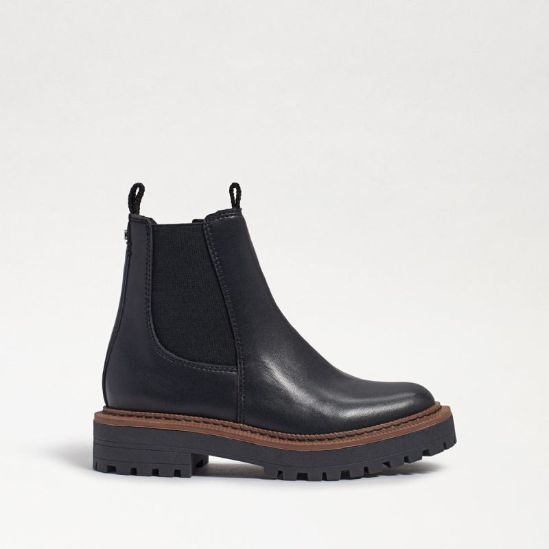 Sam Edelman Laguna Kids Chelsea Boot-Black Leather