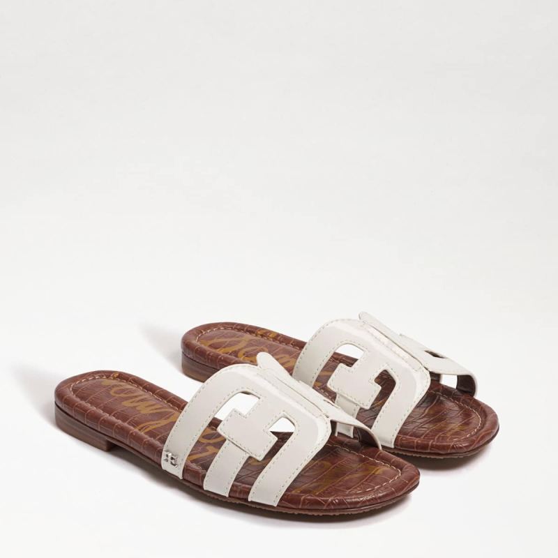 Sam Edelman Bay Slide Sandal-White Patent