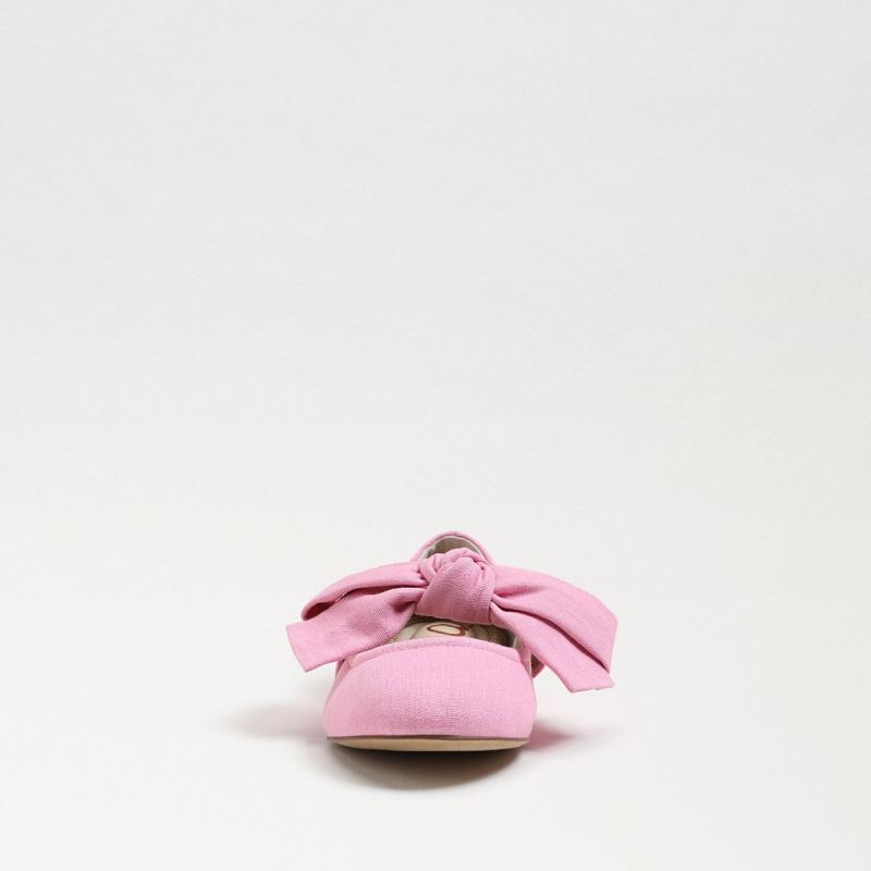 Sam Edelman Felicity Kids Ballet Flat-Bubble Gum Linen