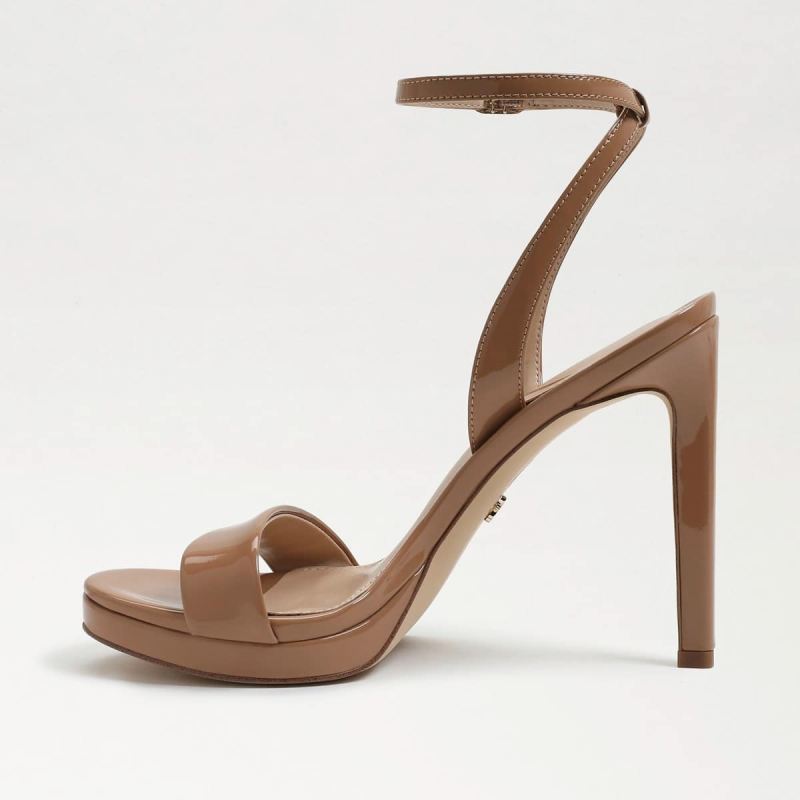 Sam Edelman Jade Ankle Strap Heel-Rosa Blush Patent