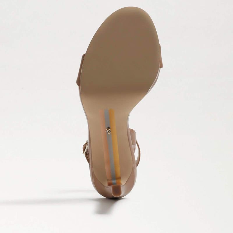 Sam Edelman Jade Ankle Strap Heel-Rosa Blush Patent