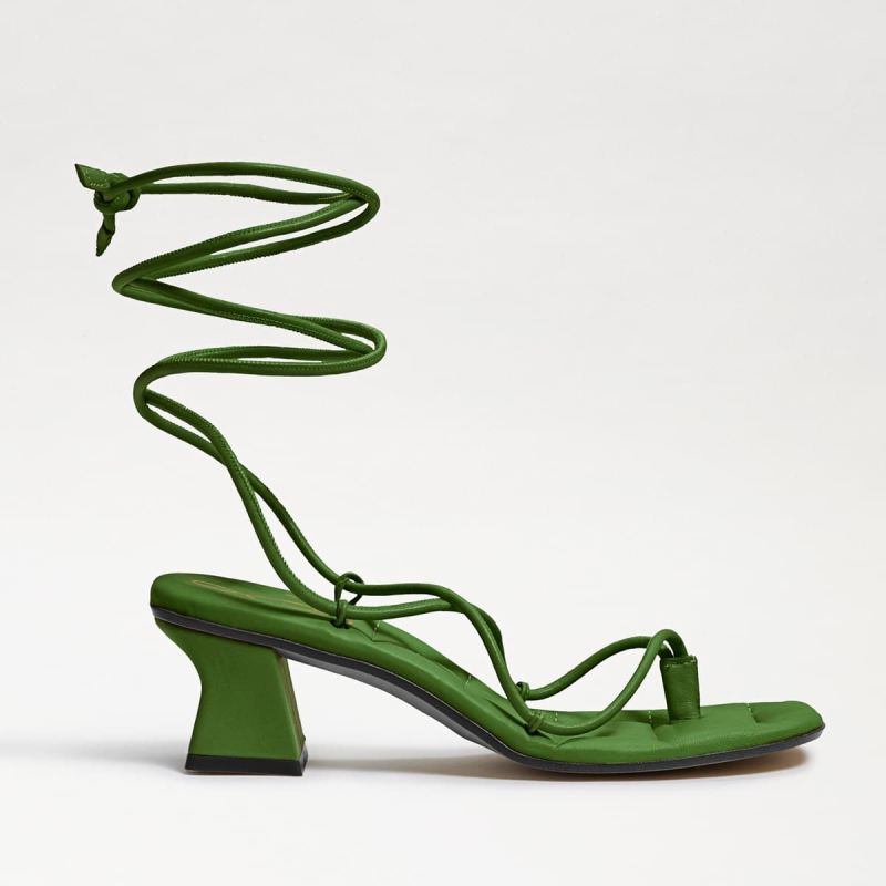 Sam Edelman Fae Strappy Heel Sandal-Thyme Green