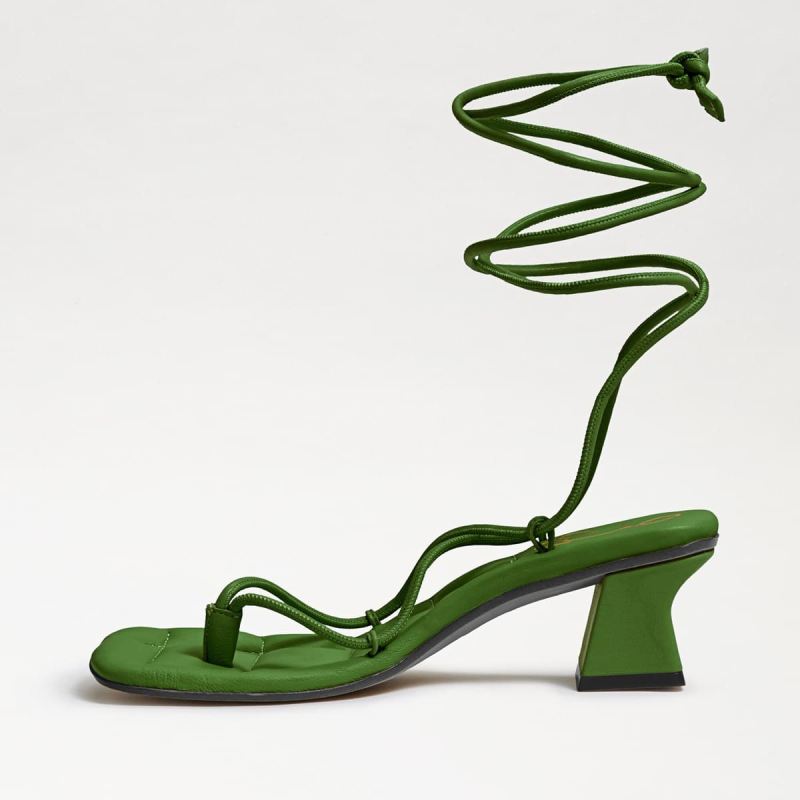 Sam Edelman Fae Strappy Heel Sandal-Thyme Green