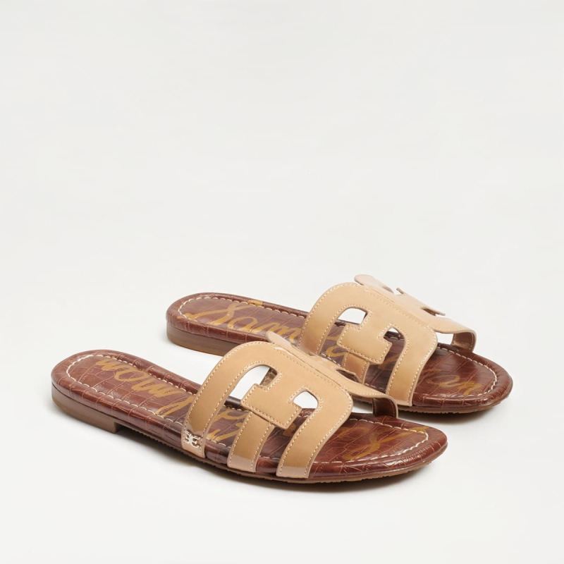 Sam Edelman Bay Slide Sandal-Almond Patent - Click Image to Close