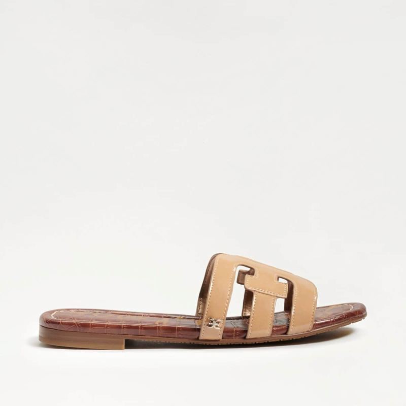 Sam Edelman Bay Slide Sandal-Almond Patent