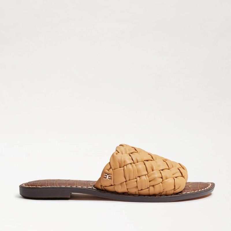 Sam Edelman Griffin Woven Slide Sandal-Natural Sand Leather