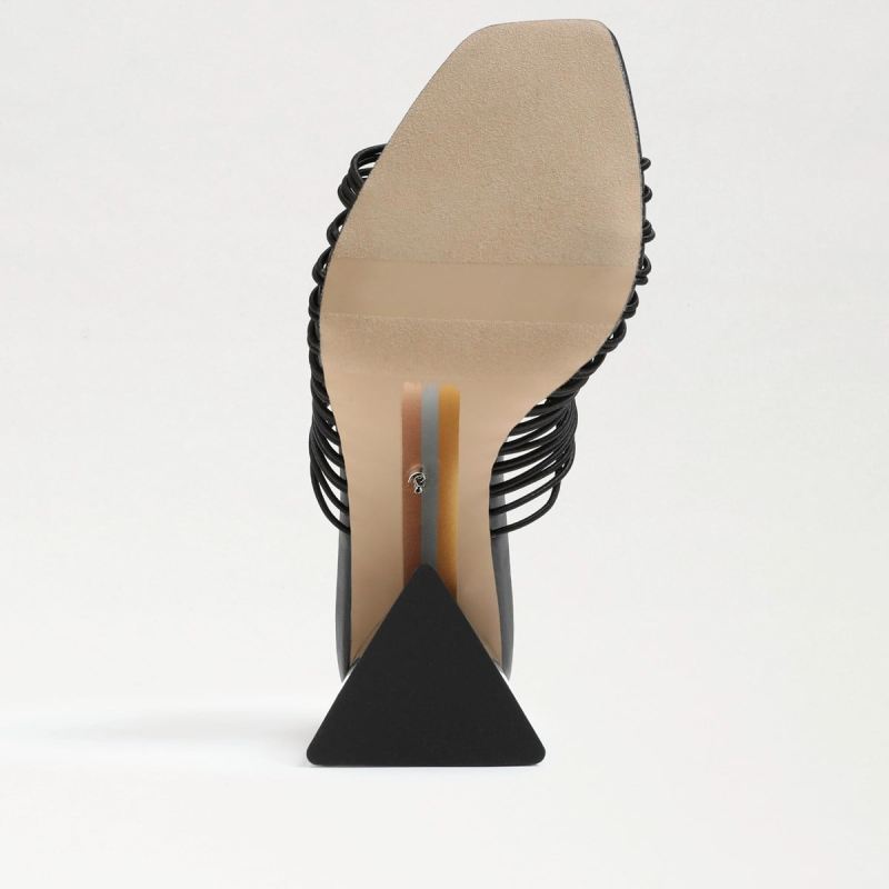 Sam Edelman Laurette Block Heel Mule-Black Cord