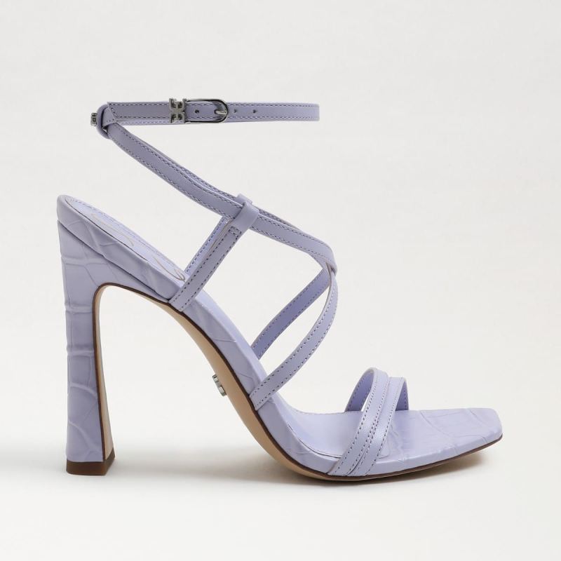 Sam Edelman Lela Strappy Heel-Misty Lilac Leather