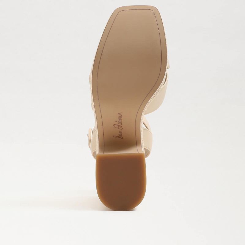 Sam Edelman Theresa Platform Block Heel-Summer Sand Leather
