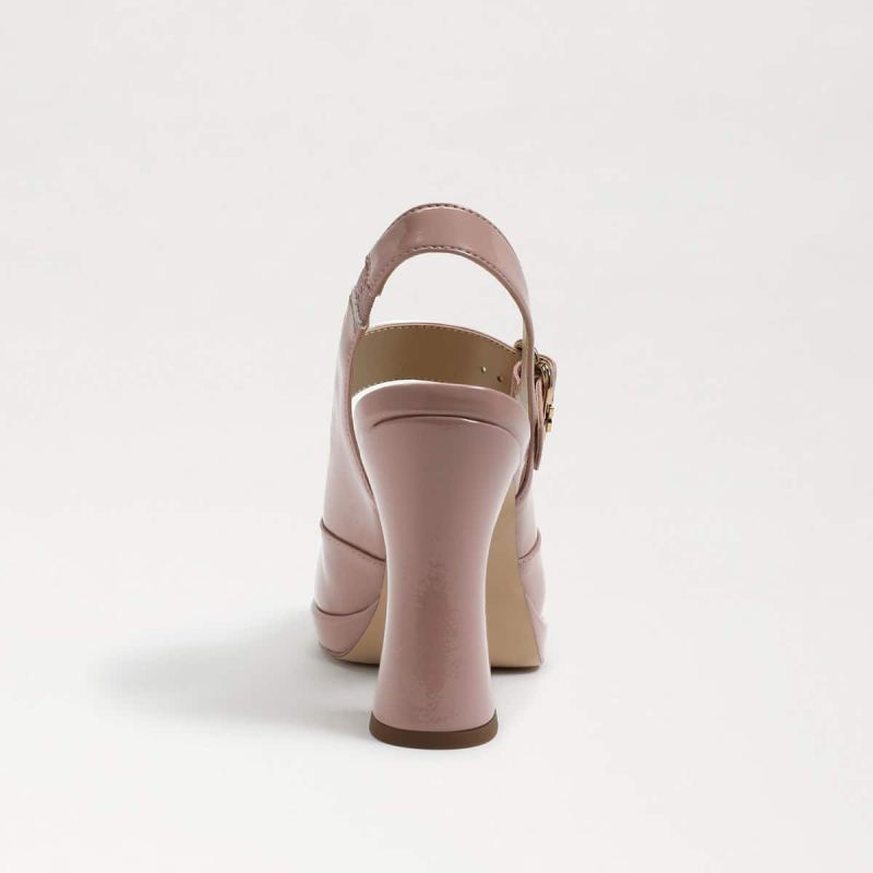 Sam Edelman Jildie Mary Jane Sling Back Heel-Cedar Pink Patent