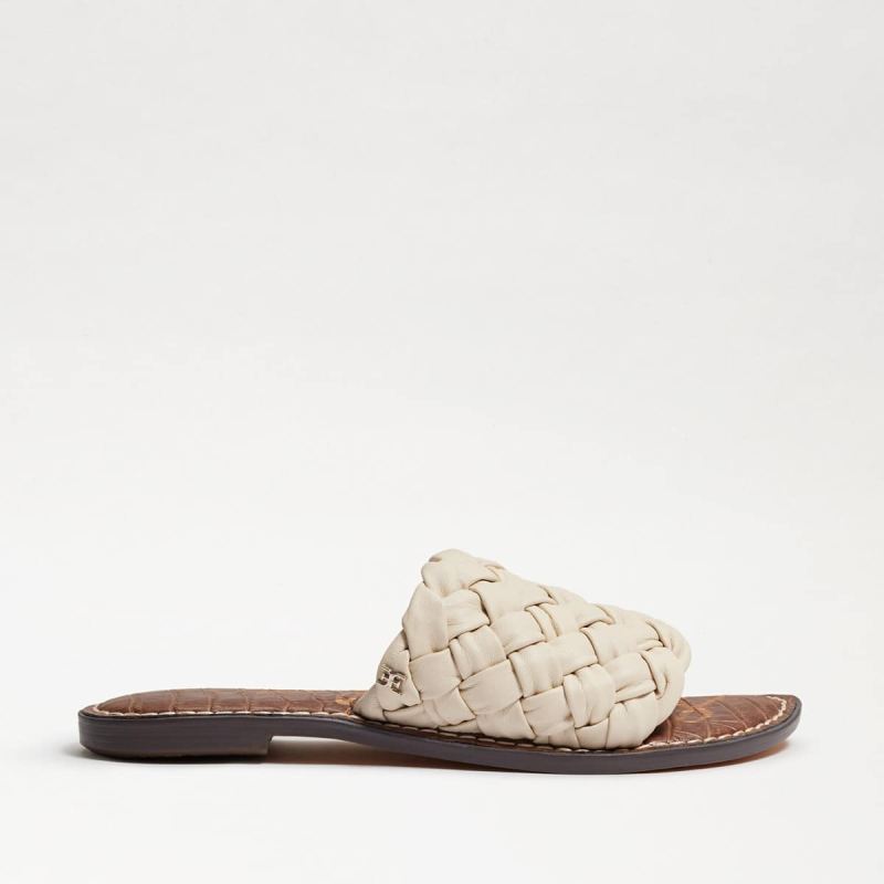 Sam Edelman Griffin Woven Slide Sandal-Modern Ivory Leather
