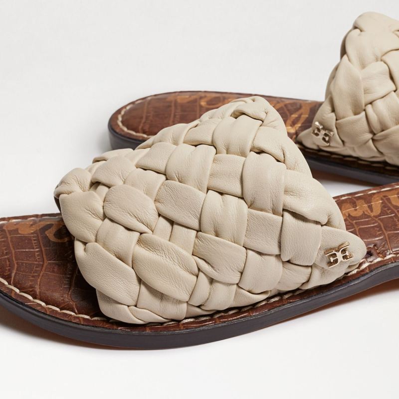 Sam Edelman Griffin Woven Slide Sandal-Modern Ivory Leather