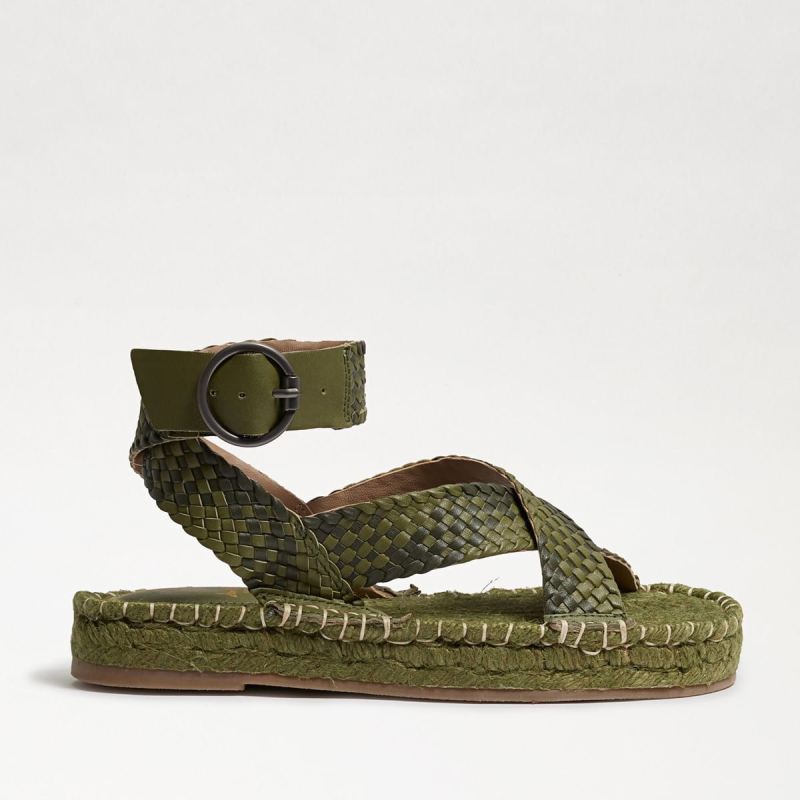 Sam Edelman Dakota Platform Sandal-Fern Green