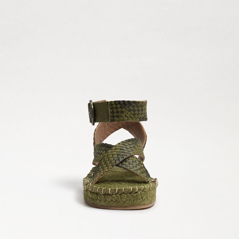 Sam Edelman Dakota Platform Sandal-Fern Green