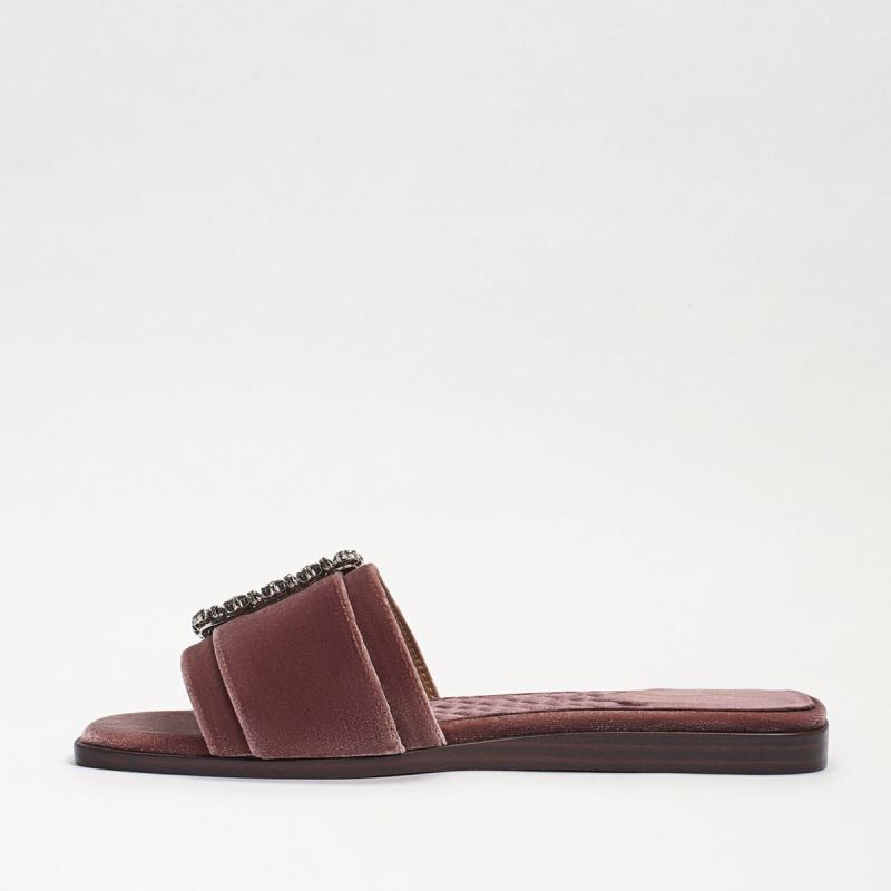 Sam Edelman Inez Slide Sandal-Mauve Velvet