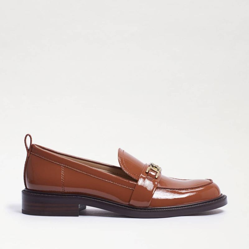 Sam Edelman Christy Loafer-Burnt Caramel Patent