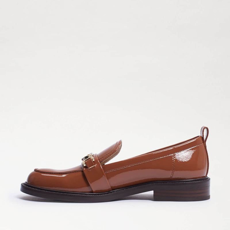 Sam Edelman Christy Loafer-Burnt Caramel Patent