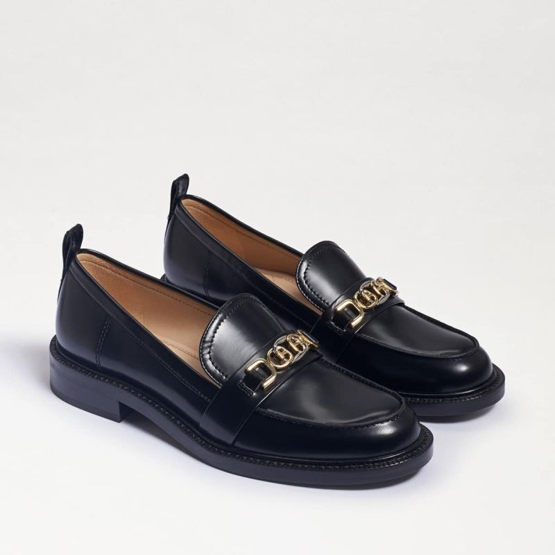 Sam Edelman Christy Loafer-Black Box Leather - Click Image to Close
