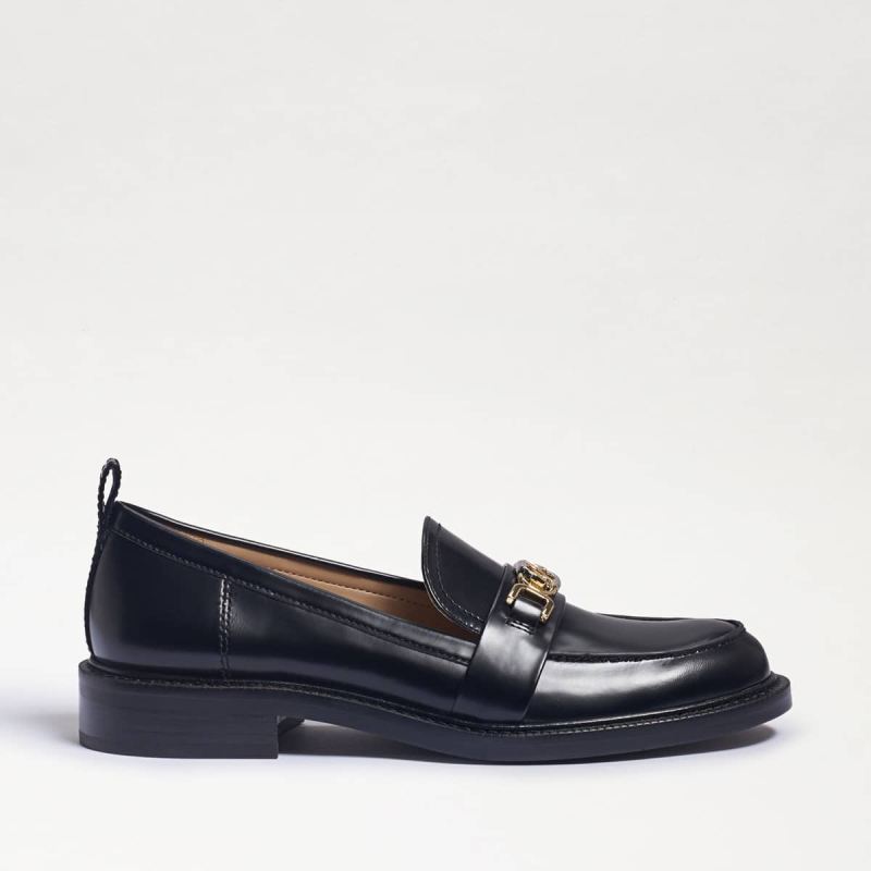 Sam Edelman Christy Loafer-Black Box Leather