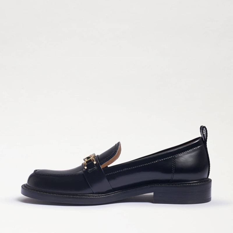 Sam Edelman Christy Loafer-Black Box Leather