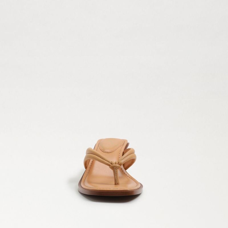 Sam Edelman Daphney Thong Sandal-Natural Sand Leather