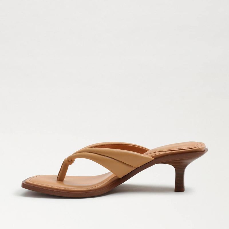 Sam Edelman Daphney Thong Sandal-Natural Sand Leather