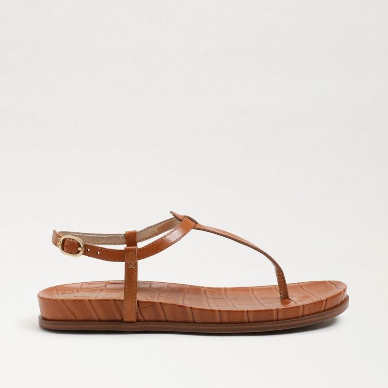 Sam Edelman Naomi Thong Sandal-Saddle Leather