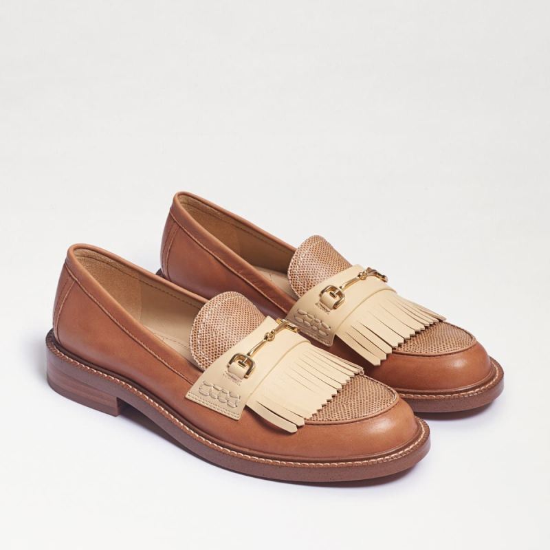 Sam Edelman Cammi Loafer-Lt Cuoio Brown Leather - Click Image to Close
