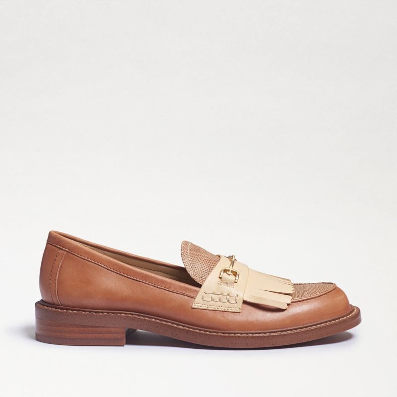 Sam Edelman Cammi Loafer-Lt Cuoio Brown Leather