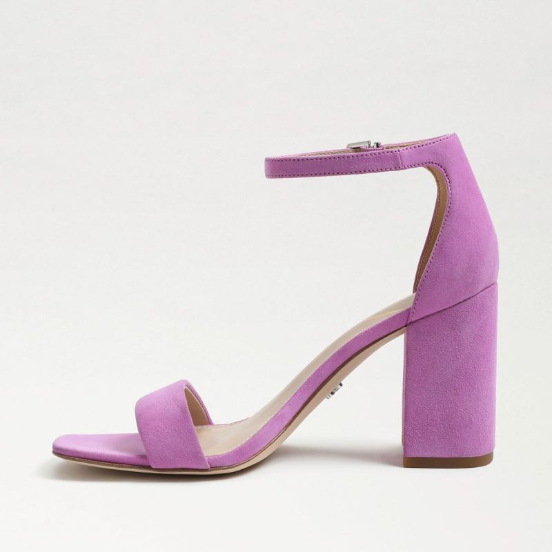 Sam Edelman Daniella Block Heel Sandal-Ultra Violet Suede