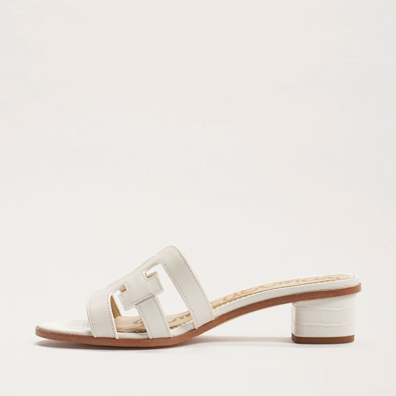 Sam Edelman Illie Block Heel Slide Sandal-Bright White