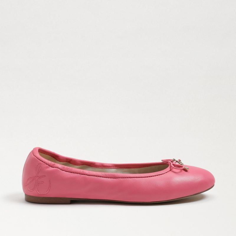 Sam Edelman Felicia Ballet Flat-Carmine Rose Leather