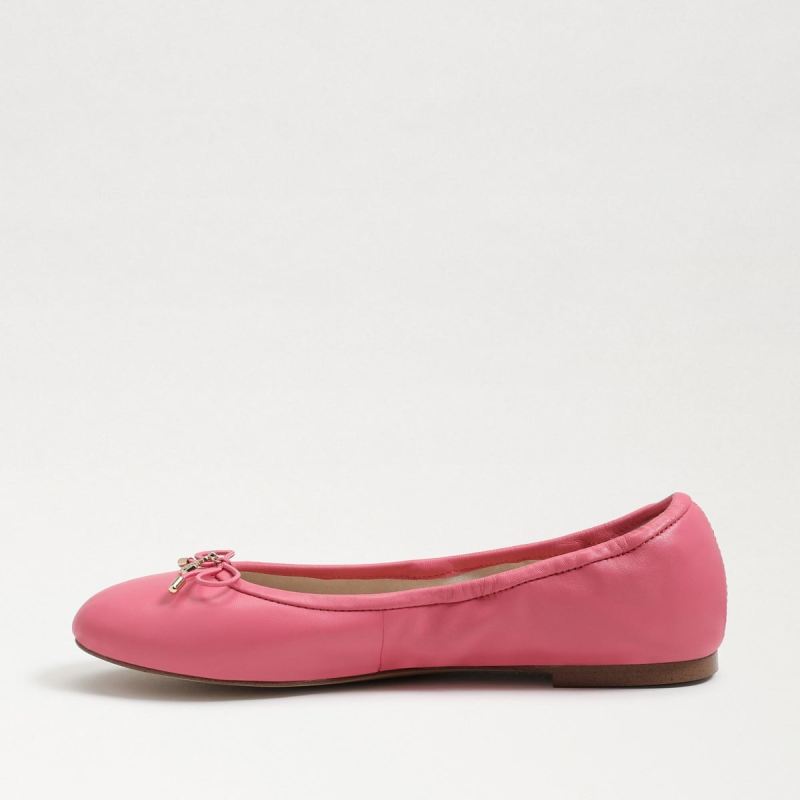 Sam Edelman Felicia Ballet Flat-Carmine Rose Leather