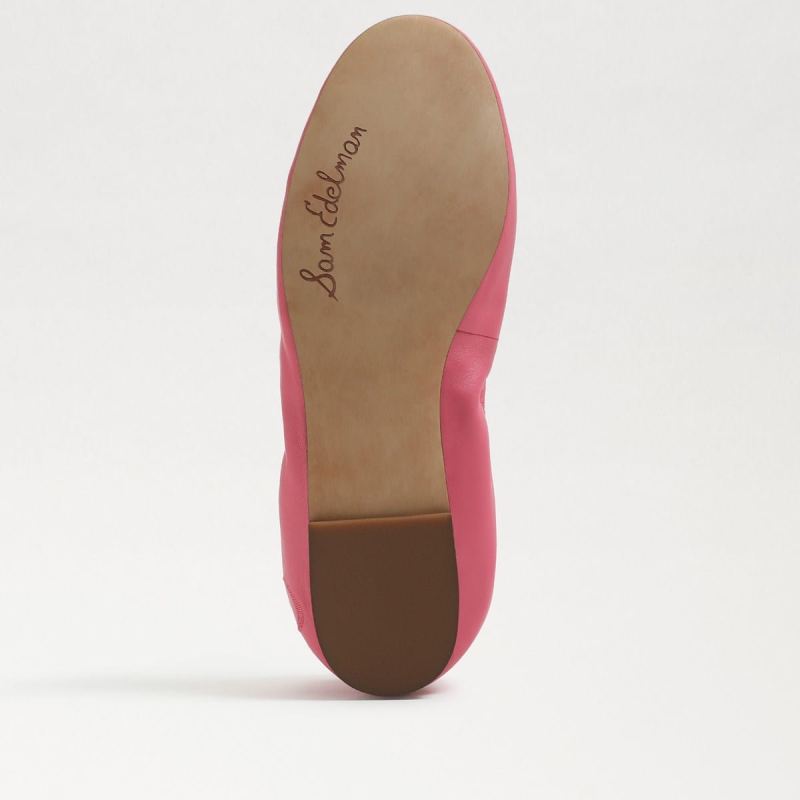 Sam Edelman Felicia Ballet Flat-Carmine Rose Leather