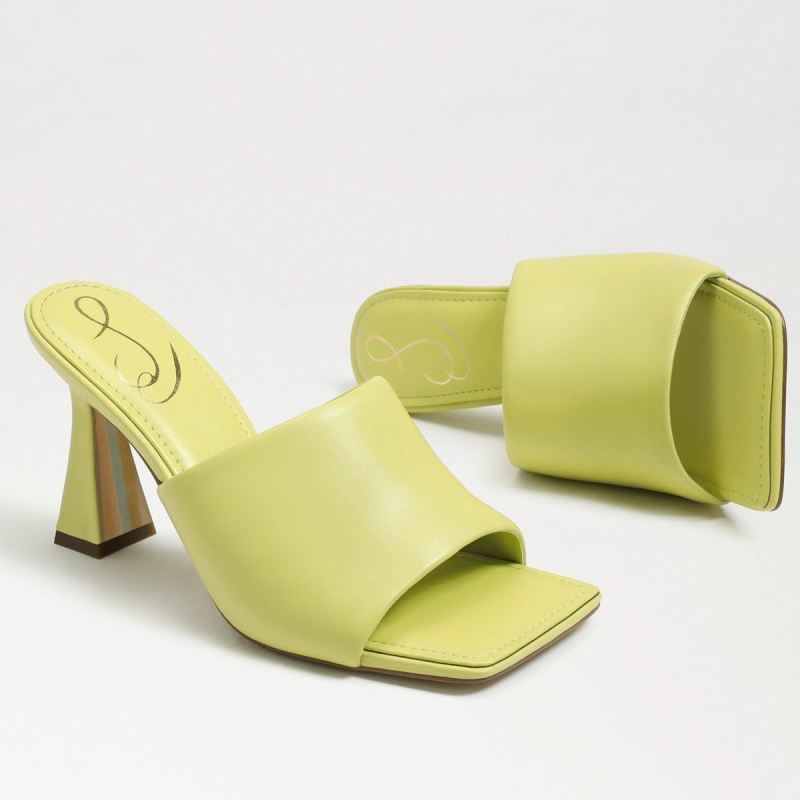 Sam Edelman Carmen Mule Heel Sandal-Kiwi Leather