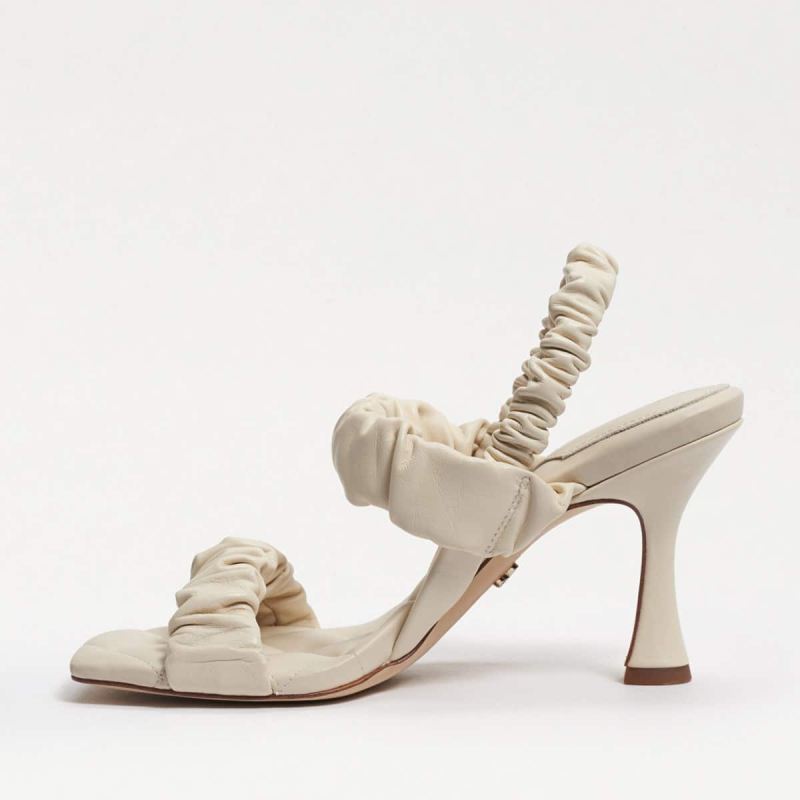 Sam Edelman Marlena Padded Strap Heel-Modern Ivory Leather