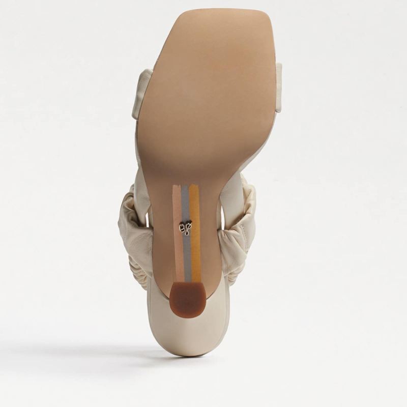 Sam Edelman Marlena Padded Strap Heel-Modern Ivory Leather