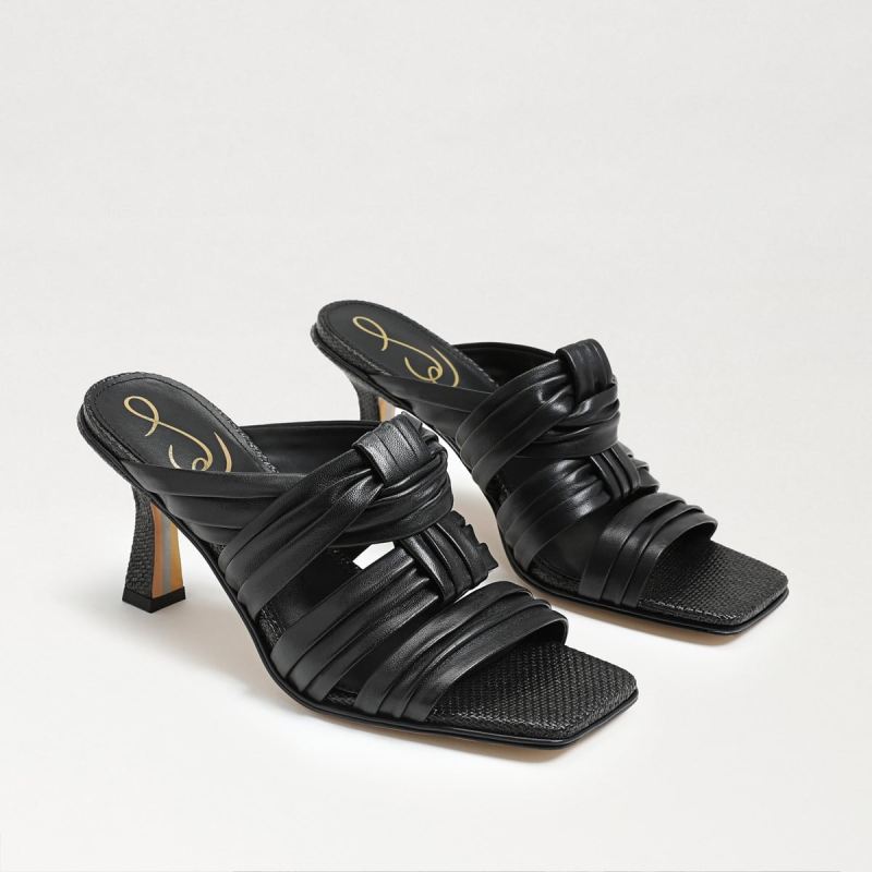 Sam Edelman Karsten Strappy Mule-Black Leather