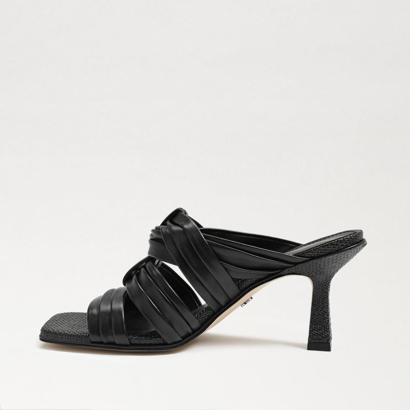 Sam Edelman Karsten Strappy Mule-Black Leather